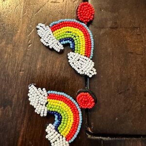 NEW 🌈Beaded Rainbow Earrings 🌈